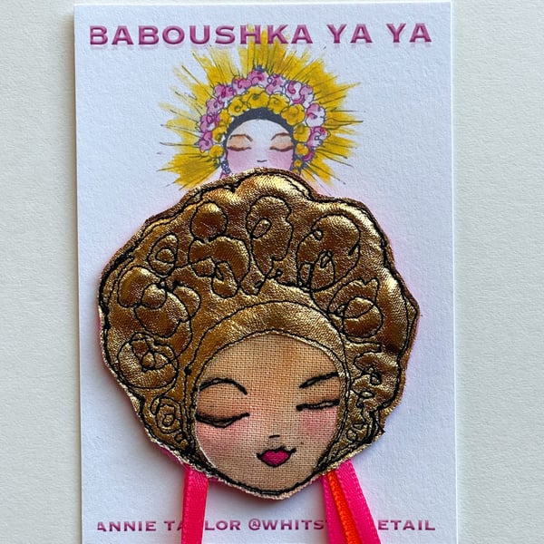 Babushka Ya Ya brooch