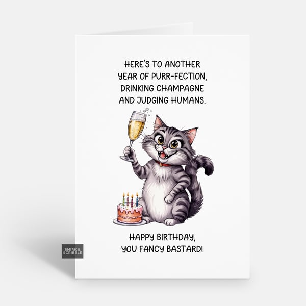 Unique Funny Birthday Card For Him Or Her 