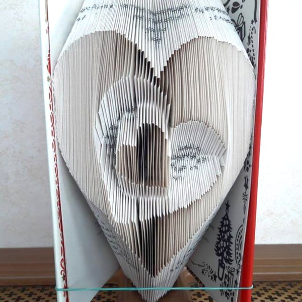 Twisted Hearts MMF Book Folding Pattern - EMAILED PDF PATTERN