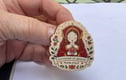 Wooden pin badges