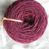 Hand-dyed Pure Jacob Double Knitting Wool Plum 100g