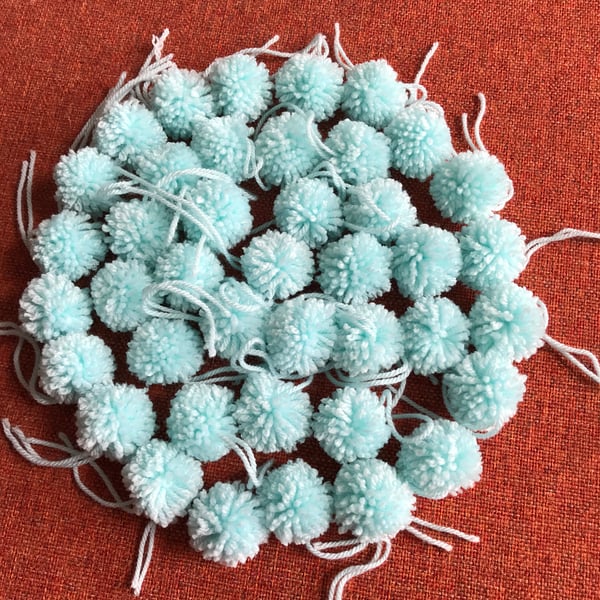 40 Handmade Pom Poms 4cm