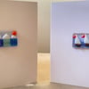 Handmade fused glass blank card