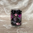 Dark Witch Aesthetic Candle – Gothic Crystal & Raven Candle