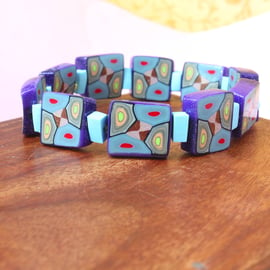 Modern Style - Handmade Bracelet - Designer Tile Bracelet - Festival Jewellery