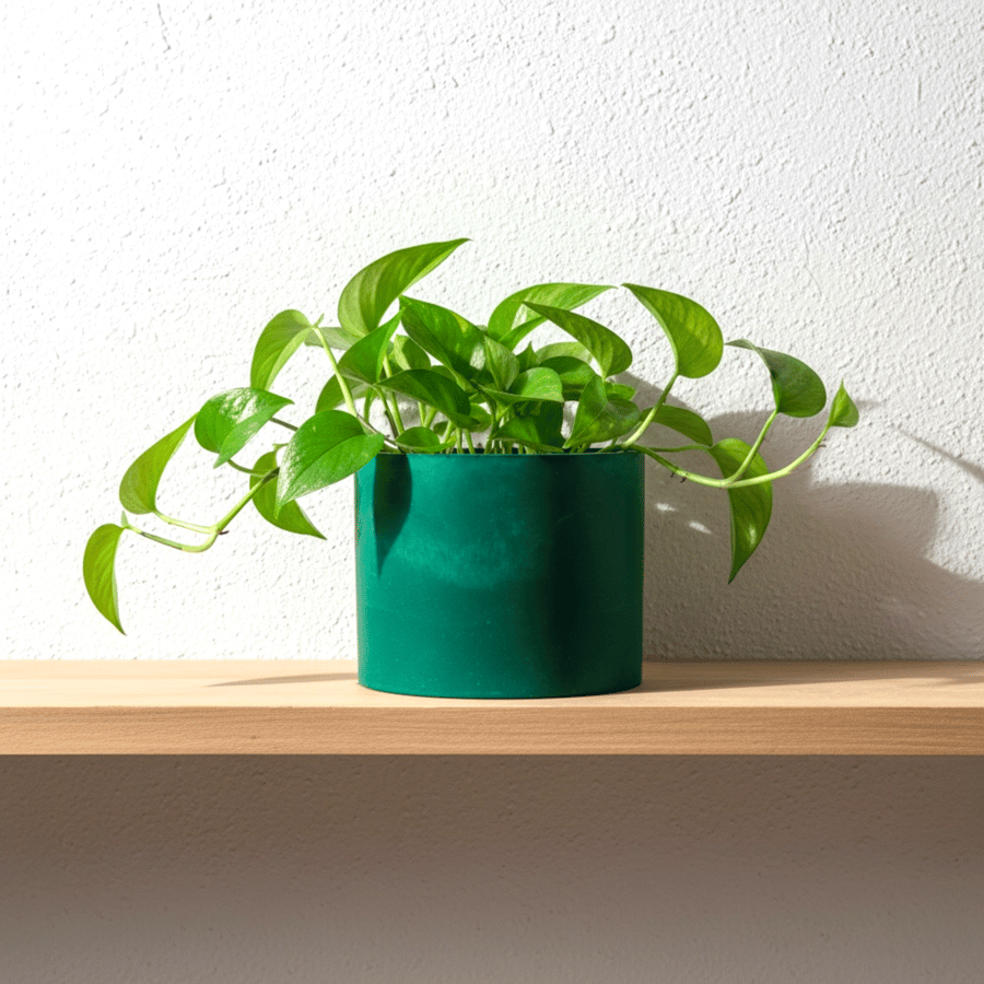 Large Persian Green Round Plant Pot 15 cm Indoor Planter