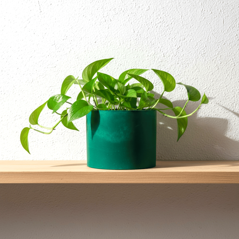 Large Persian Green Round Plant Pot 15 cm Indoor Planter