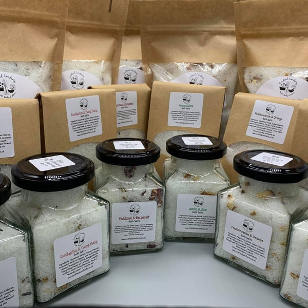 Essential Oil Bath Salts Soak