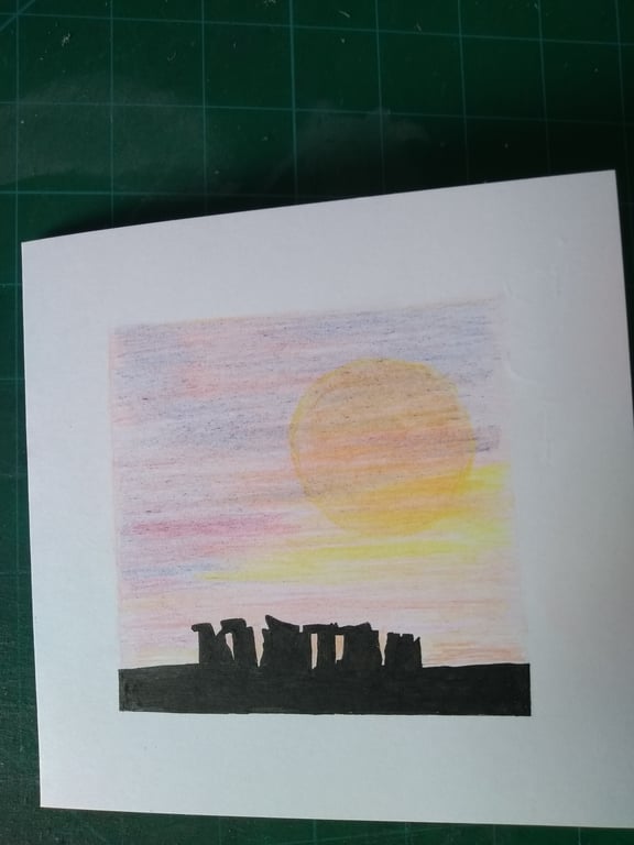 Stonehenge open card