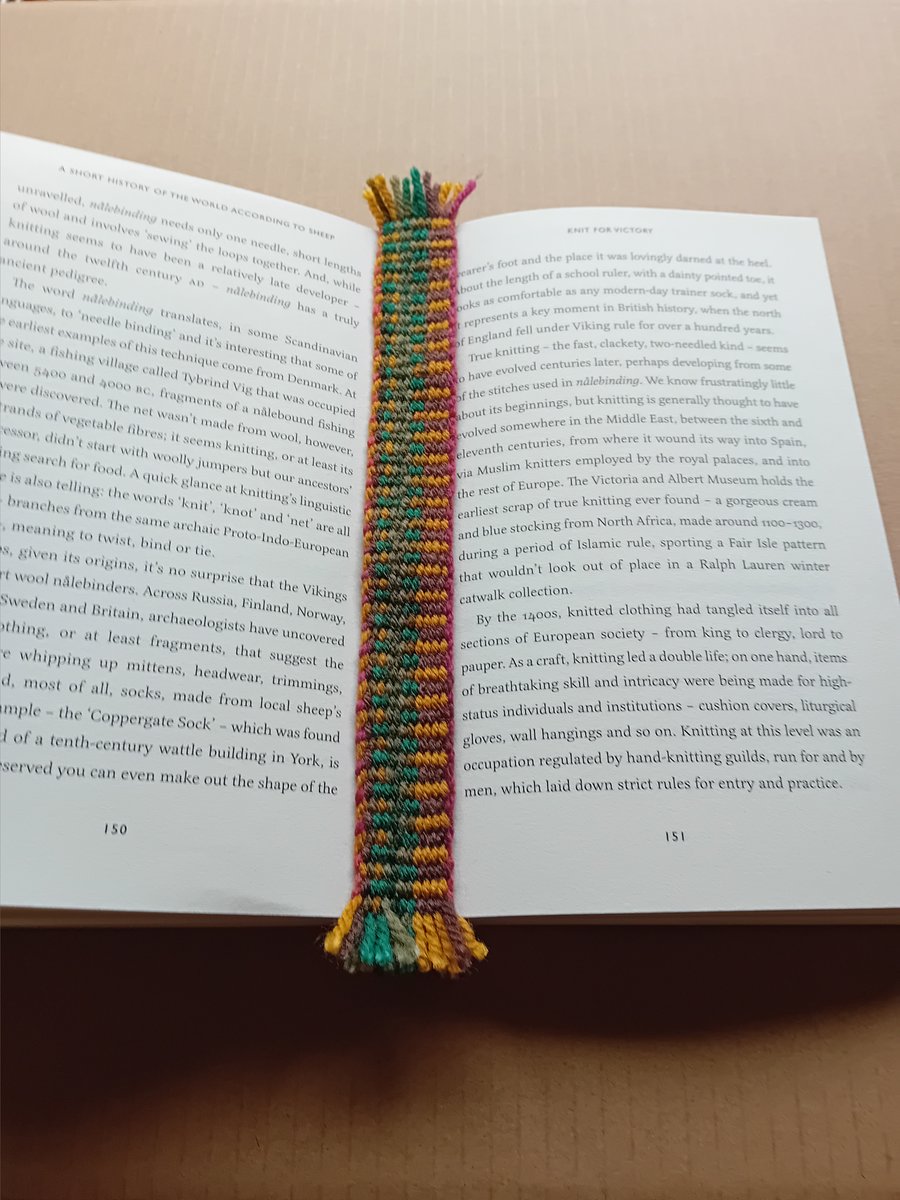 Handwoven bookmark 