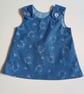 Dress, 0-3 months,  Blue dress, A Line dress, Bears, Summer dress, pinafore  - Image 1