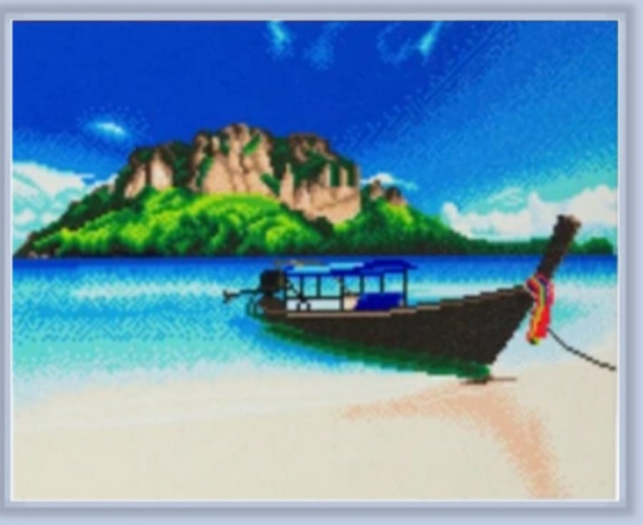 Boat crystal art craft buddy kit