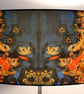 Koi on Cobalt Drum Lampshade by Lily Greenwood - Large - 45cm - Image 4