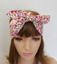 Summer hair scarf self tie headband cotton hair bandanna swing pin up - Image 5