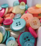 50g Mixed Summer Craft Buttons - Image 2