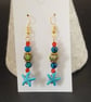 Howlite Starfish Earrings - Image 2
