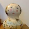 Figurative ceramic vase 