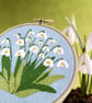 Snowdrop Embroidery Kit - Hand Embroidery Kit - Image 8