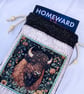 Handmade Quilted Bison Gift Pouch – Padded Drawstring Bag - Image 2