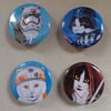 Star Wars Cats Animal Art Badges Buttons Cosplay