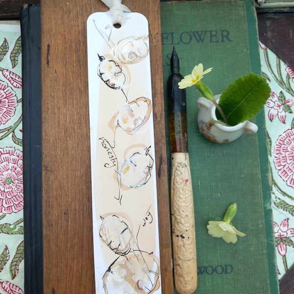 Handmade Bookmark ' honesty'