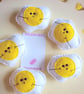Fried egg pocket hug and pocket hug card gift set,letterbox gift