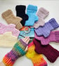 Colourful Fingerless Mitts, Crochet Wrist Warmer Gloves, Fairytale Fantasy - Image 8