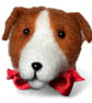 Needle felted dog bauble - Jack Russell terrier - Image 5