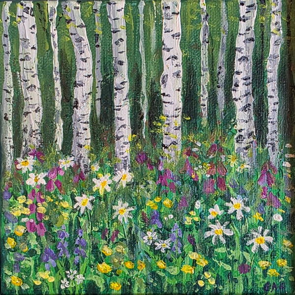 'Happy Place' original acrylic painting on canvas