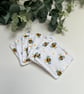 Reusable Bamboo Towelling Face Pads Pack of 7 - Bees - Image 2