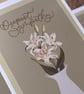 Deepest Sympathy, Condolences Modern Calligraphy, Lilies, Greeting Card - Image 3