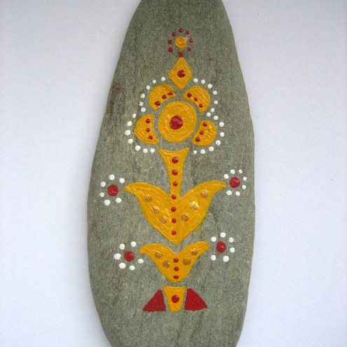 Hand painted stone (13)