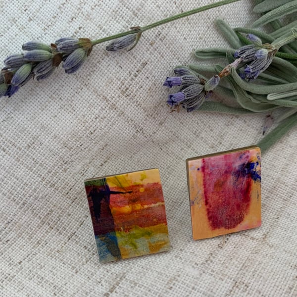 Sterling silver earrings.