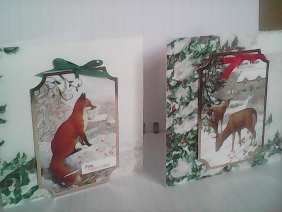 Animal Christmas card