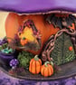 Pumpkin Witch Cottage - Halloween Decoration - Image 5
