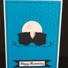 Owl or Penguin Anniversary Card - Personalisation Available