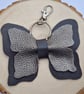 Leather Butterfly Bag Charm