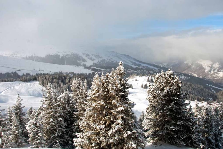 Courchevel 3 Valleys French Alps France Photograph Print