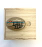 WOODEN TRINKET BOX EMBELLISHED WITH CERAMIC HANDLE FEATURING STANDING STONES - Image 2