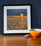 'Sunset waves' original screen print - Image 1