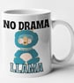 No Drama Llama Mug Funny Novelty Yoga Fitness Gift Joke Family Friend Birthday  - Image 2
