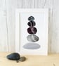 Cornish Pebble Stack Print - Image 2