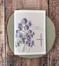 September Birth Flower Card, Aster, Birthday Card, Floral Greeting Cards, Botani - Image 5