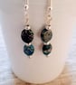 Speckled Jade Stone Earrings - Image 1