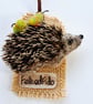Needle Felted Hedgehog Brooch  - Image 3