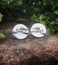 Leaping Hare Ear studs - Image 1