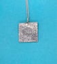 Fine silver nigella flower pendant  - Image 4
