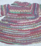 hand knitted multi coloured coat for  38 cm rag doll - Image 2