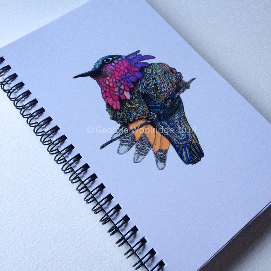 'Hummingbird' Lined Notebook