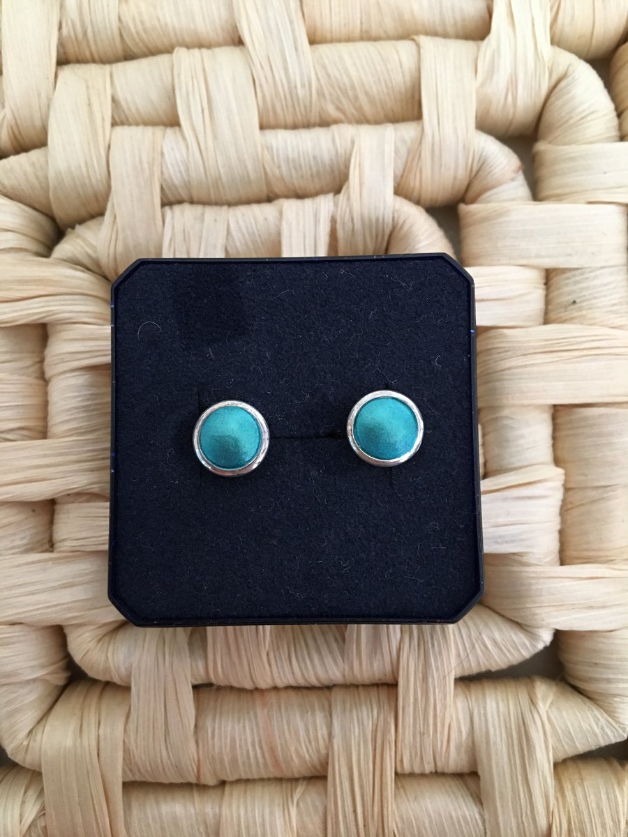 Teal Studs
